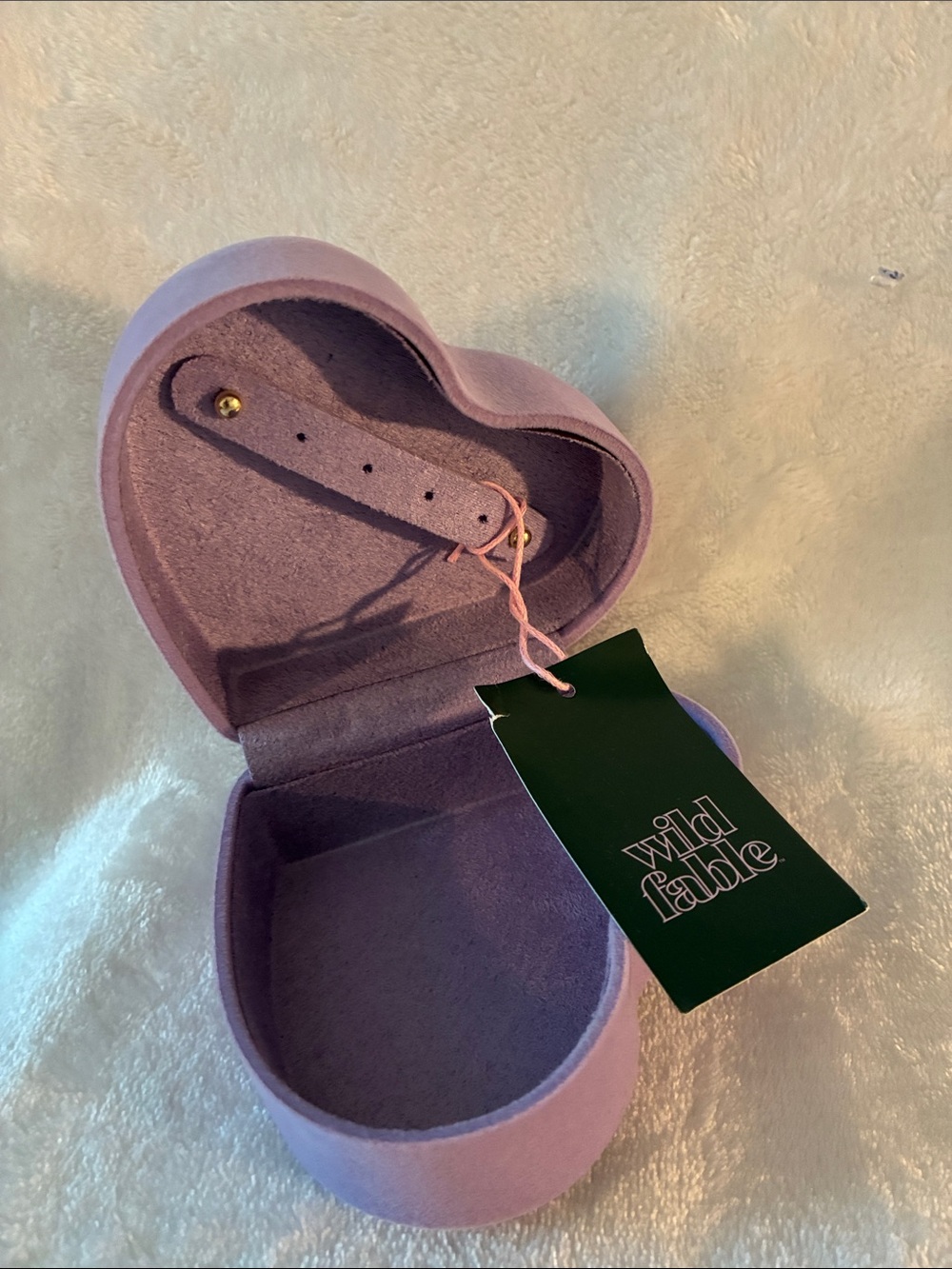 wild fable Lavender Heart Jewelry Box. NWT